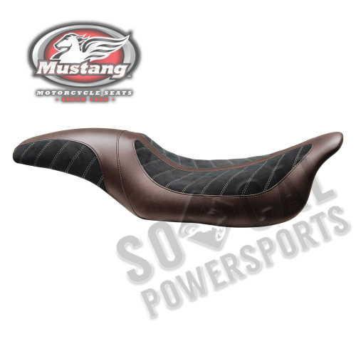 Mustang - Mustang Kodlin Signature Series One Piece Seat - Brown/Black - 76293