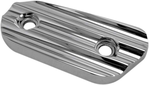 Joker Machine - Joker Machine Sportster Inspection Cover - Finned - Chrome Plated - 10-664C