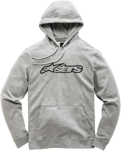 Alpinestars - Alpinestars Blaze Fleece Pullover Hoodie - 1037-53113-1126-XL - Gray Heather/Black - X-Large