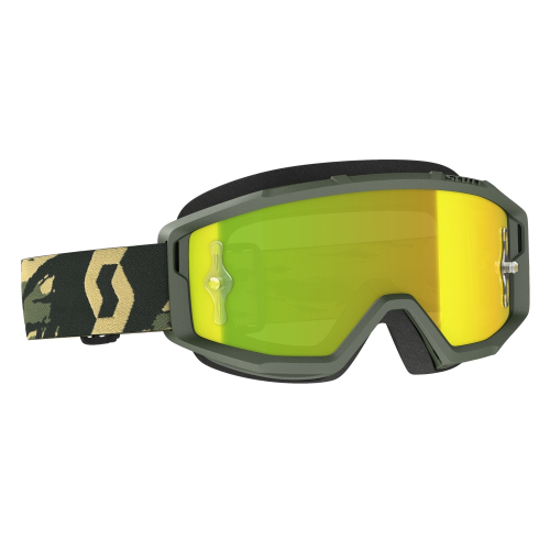 Scott USA - Scott USA Primal Goggles - 278597-6800289 - Camo/Khaki / Yellow Chrome Works Lens - OSFM