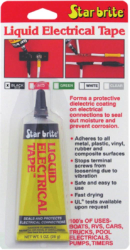 Star brite - Star brite Liquid Electrical Tape - 1oz. - Black - 84154