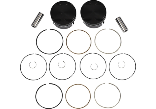 Wiseco - Wiseco Black Edition Piston Kit (117in.) - 4.075in. Bore, 11.1:1 Compression - K2804