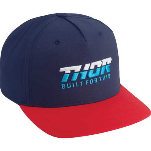 Thor - Thor Segment Snapback Hat - 2501-4160 - Navy/Red - OSFM