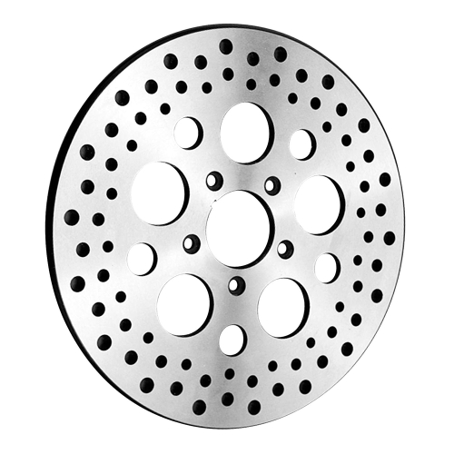 Bikers Choice - Bikers Choice Round Hole Polished Brake Rotor - 601960