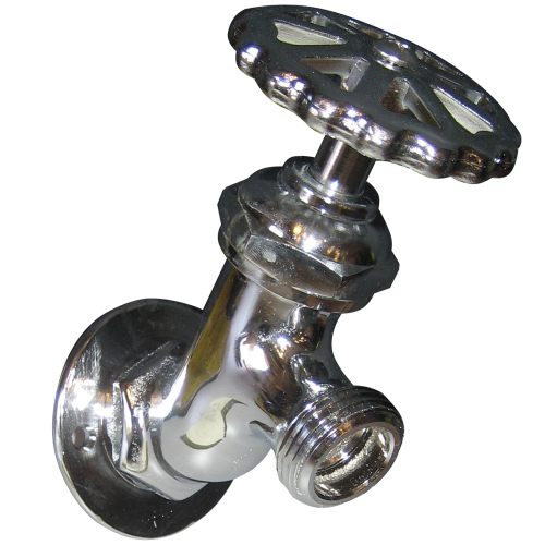 Whitecap - Whitecap CP Brass LG Sillcock 2-3/16" Base 4" Depth