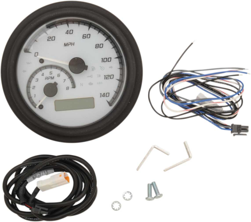Dakota Digital - Dakota Digital MVX Analog Gauge System - White/Gray/Black - MVX-2011-WG-K