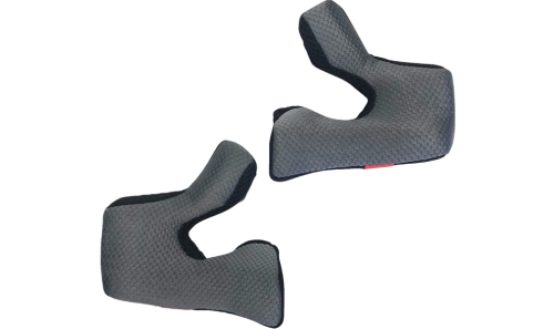 6D - 6D Cheekpads for ATR-2 Youth Helmet - 40mm - Black/Silver - 71-1240