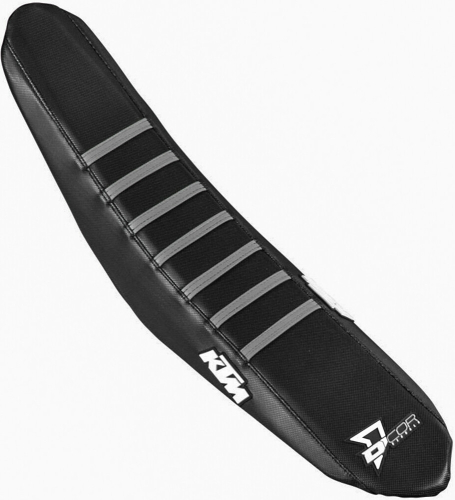 DCOR - DCOR Seat Cover - Black Sides - Black Top Gray Ribs - 30-30-314