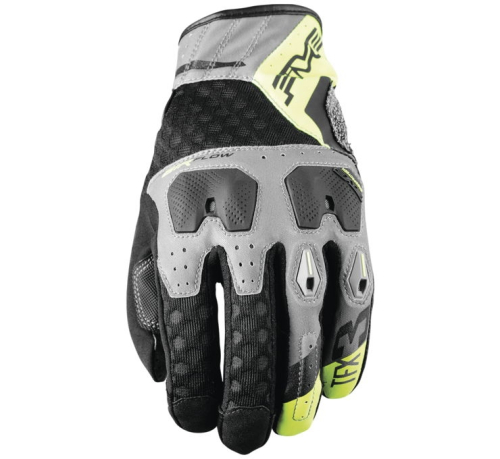 FIVE - FIVE TFX3 Airflow Gloves - 709132 - Gray/Fluo Yellow - Small