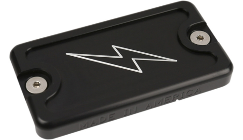 Thrashin Supply Company - Thrashin Supply Company Front Brake/Clutch Master Cylinder Cover - Black Anodized - TSC-3100-4