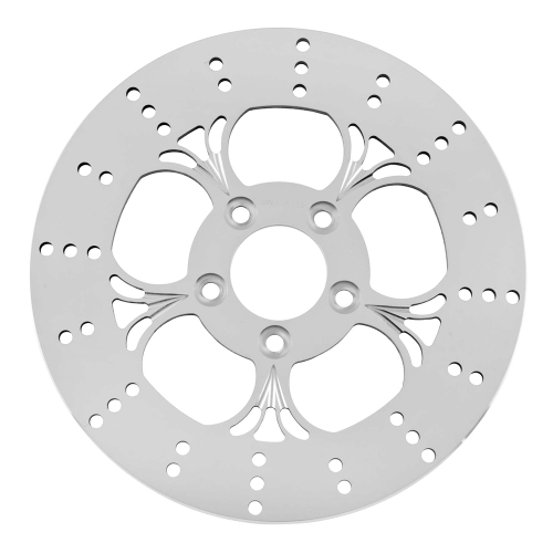 Bikers Choice - Bikers Choice V-Spoke Mirror Polished Brake Rotor - 144817-5/16"