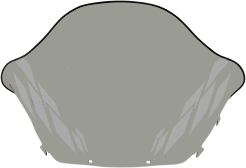 SNO Stuff - SNO Stuff Flared Windshield - High - 16.5in. - Smoke with Diamonds - 479-645-05
