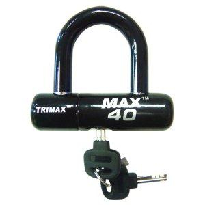 Trimax - Trimax Ultra-High Max 40 Security Disc/Cable Lock - Black - MAX40BK
