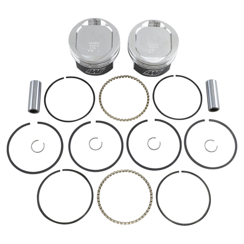 Wiseco - Wiseco K Piston Kit (73ci., Reverse Dome) - Standard Bore 3.498in., 9.5:1 Compression - K1655