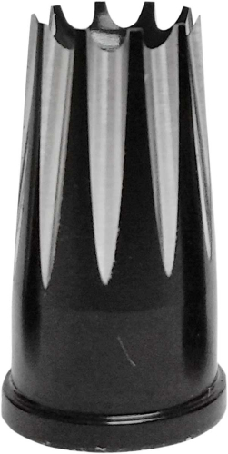 Avon Grips - Avon Grips Valve Stem Caps - Excalibur - Black - SVC-309-ANO-EX