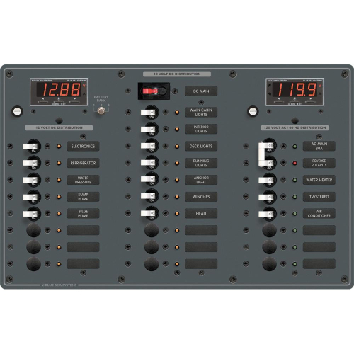 Blue Sea Systems - Blue Sea 8508 AC Main + 6 Positions / DC Main + 18 Positions