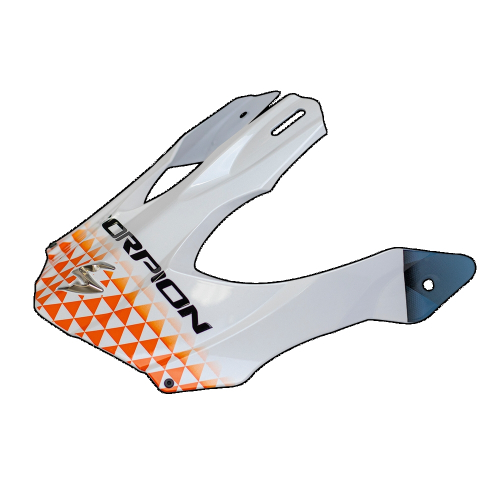 Scorpion - Scorpion Peak Visor for EXO VX-16 Prism Helmets - Orange - 52-160-14