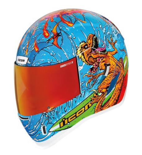 Icon - Icon Airform Dino Fury Helmet - 0101-14789 - Blue - X-Small