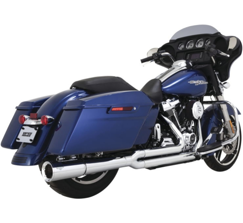 Vance & Hines - Vance & Hines Pro Pipe 2-into-1 Exhaust System - Chrome - 17383