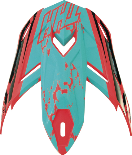 THH Helmets - THH Helmets Renegade Visor for T710X Helmets - Coral/Blue - 640421