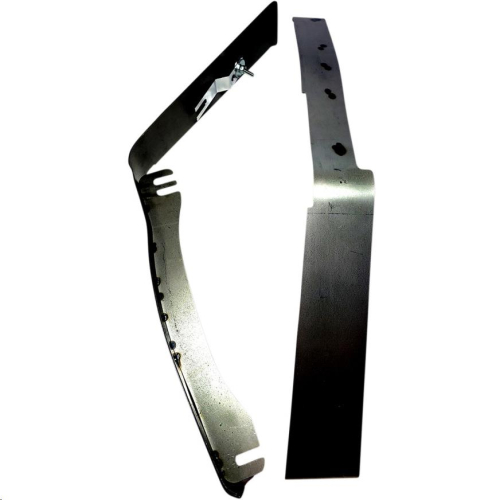 Cycle Visions - Cycle Visions Bagger-Tail Filler Panels for Hard Bags - Black - CV7236