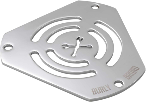 Burly Brand - Burly Brand Face Plate for Hex Air Cleaner - Wrenches - Chrome - 0206-0180-CH