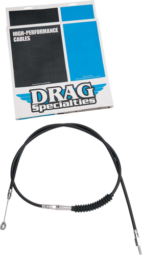 Drag Specialties - Drag Specialties Alternative Length Black Vinyl High Efficiency Clutch Cable - 45in. - 4321945HE