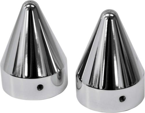 LA Choppers - LA Choppers Axle Caps - Chrome Spike - LA-7811-00