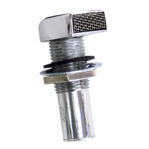 Whitecap - Whitecap Fuel Vent - Rectangular Head, Straight, 9/16" Hose