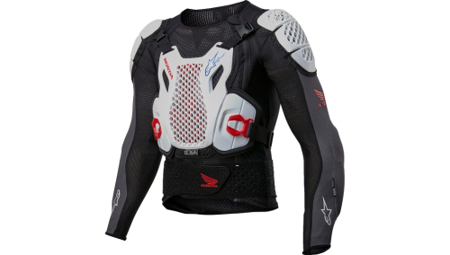 Alpinestars - Alpinestars Bionic Plus V2 Protection Jacket - 6506023-1272-XL - Black/White - X-Large