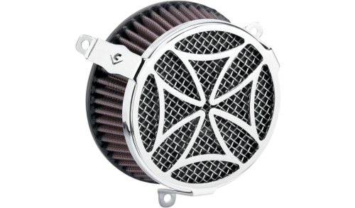 Cobra - Cobra Air Cleaner Kit - Cross - Chrome - 606-0100-02-SB