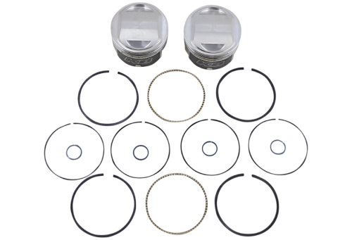 KB Performance - KB Performance Cast Piston Kit (88ci., Flat Top) - .005in. Oversize to 3.755in., 8.8:1 Compression - KB425C.005