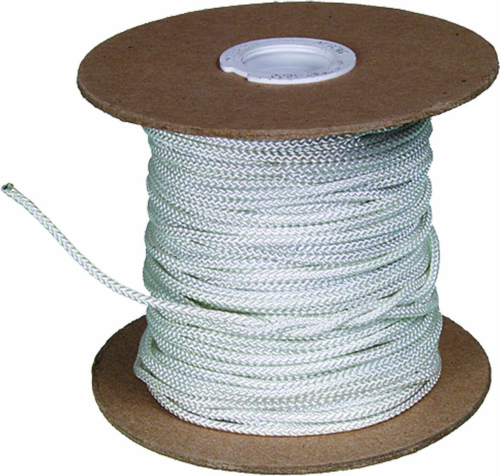 SP1 - SP1 Nylon Starter Rope - Single Braid - White/Black - 7/32in. Diameter - 05-212