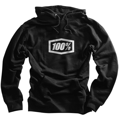 100% - 100% Pullover Hoody - 36007-001-10 - Black - Small