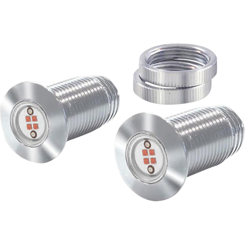 Paul Yaffe Originals - Paul Yaffe Originals Bag Bolts Taillight Kit with Lightning Bolts - Chrome - PYO:BB-LB-C