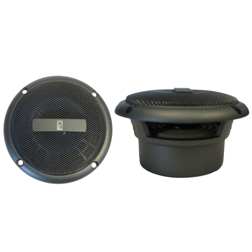 Poly-Planar - Poly-Planar MA-3013 3" 60 Watt Round Component Speakers - Gray