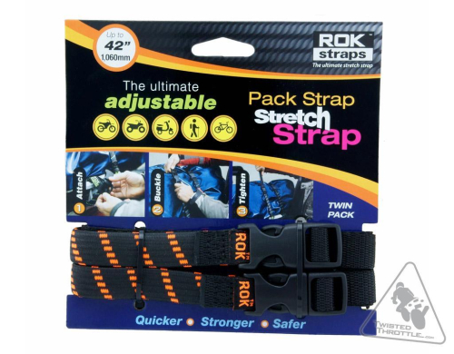ROK Straps - ROK Straps Pack Strap - Black/Orange - ROK10306