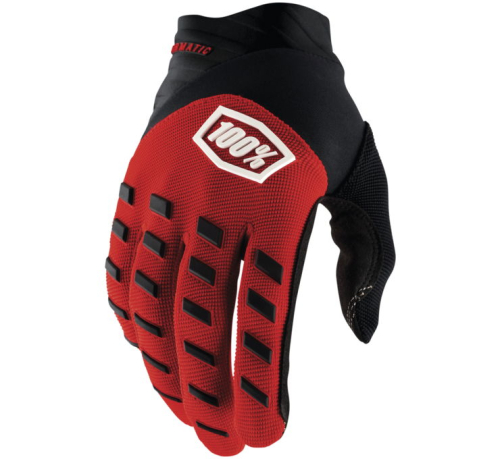 100% - 100% Airmatic Youth Gloves - 10001-00010 - Red/Black - Large
