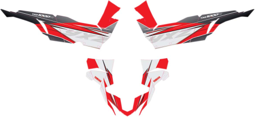 DCOR - DCOR Graphic Kit - Gray/Red - 20-50-468