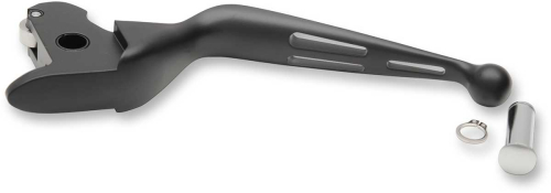 Drag Specialties - Drag Specialties Slotted Wide Blade Clutch Lever - Matte Black - 0613-0943