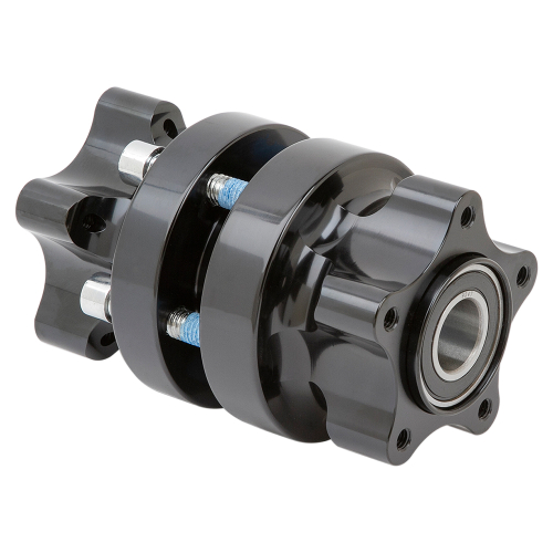 Arlen Ness - Arlen Ness Front Cartridge Hub Kit Dual Disc - Black - 17-6130-B