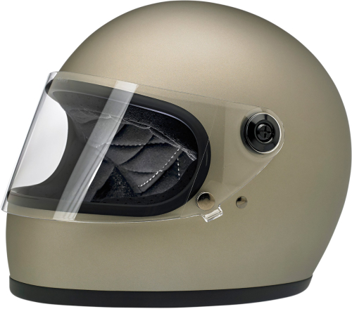 Biltwell Inc. - Biltwell Inc. Gringo S Solid Helmet - 1003-203-101 - Flat Titanium - X-Small
