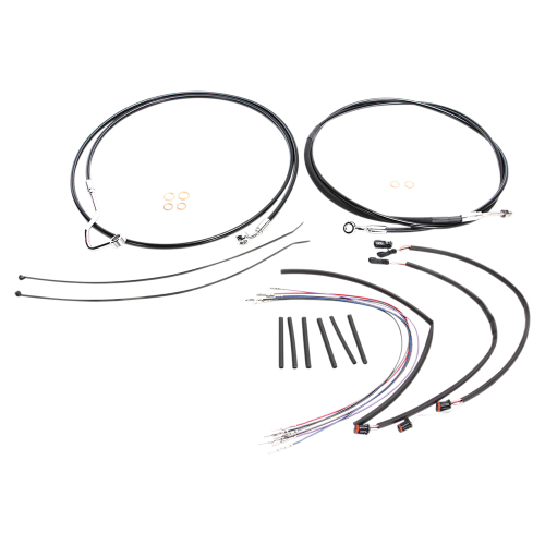 Magnum - Magnum Black Vinyl XR Handlebar Installation Kit for 12-14in. Ape - 489561