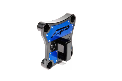 Agency Power - Agency Power Billet Radius Rod Plate with D-Ring - Blue - AP-BRP-X3-250-BLU
