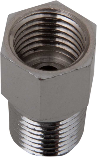 Drag Specialties - Drag Specialties Adapter Inverted Flare - 1/8in. NPT Male 3/8-24in. - Chrome - 1742-0700