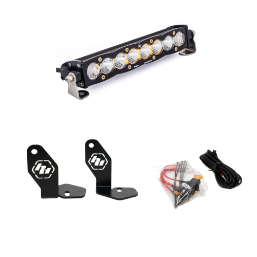 Baja Designs - Baja Designs S8 Hood Mount Light Bar Kit - 10in. - 448101