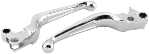 Bikers Choice - Bikers Choice Dual Slotted Levers - Chrome - 482717