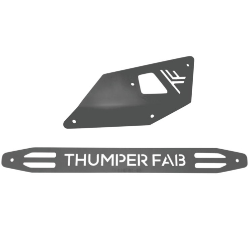 Thumper Fab - Thumper Fab Accent Panels for Nerf Rail Rock Sliders - Gray - TF030701.C-GR