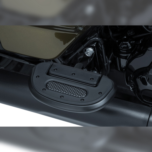 Kuryakyn - Kuryakyn Heavy Industry Folding Boards without Adapters - Satin Black - Pair - 7046