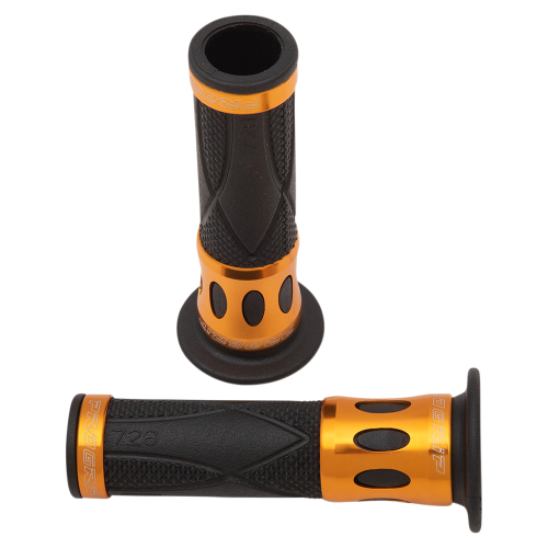 Pro Grip - Pro Grip 728 Anodized Road/Scooter Grips - Gold/Black - 728GD